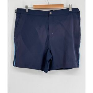 Laguna Swim Mens Navy Blue Striped Board Shorts Swim Trunks Sz XL